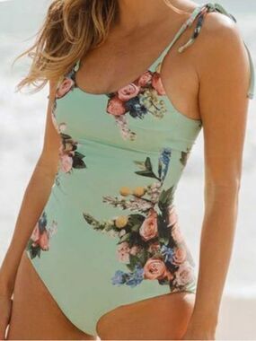 Albion Fit The Natalie One Piece in Rose Mint M NEW